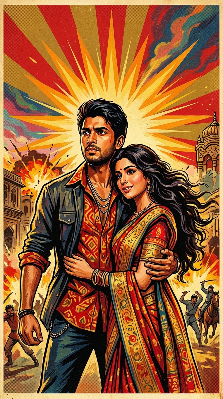 Retro Bollywood Card