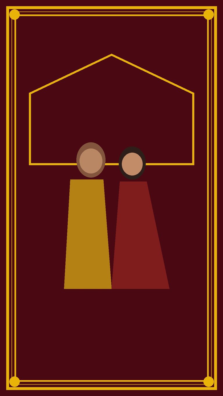 Miniature Court Painting Card
