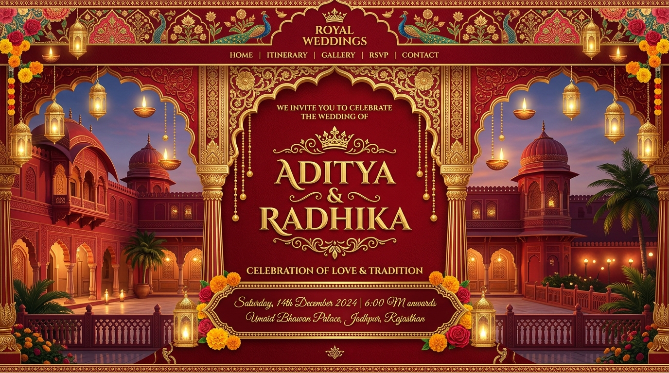 Royal Rajwada Palace Template